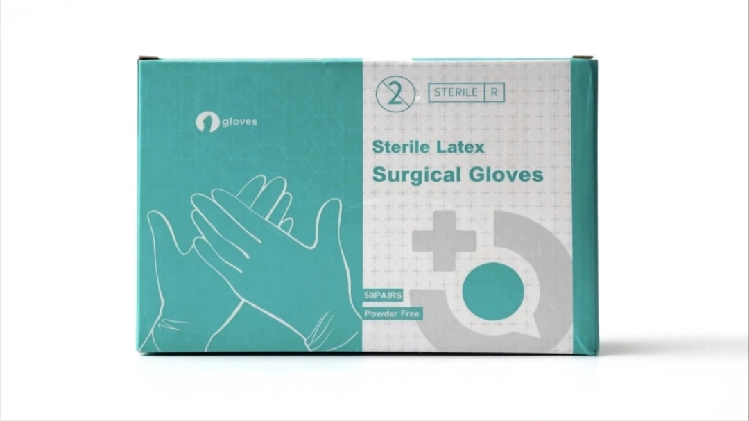 Disposible Sterile Latex Surgical Gloves 